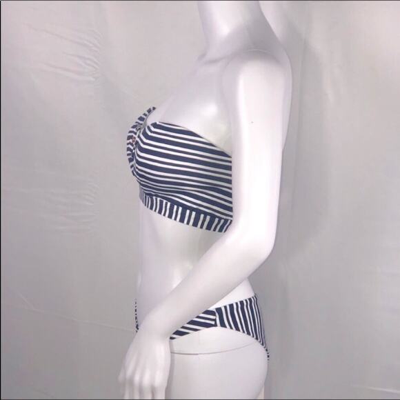 Kopper & Zink Navy & White Stripe Bikini Set - Size Large - Picture 3 of 16